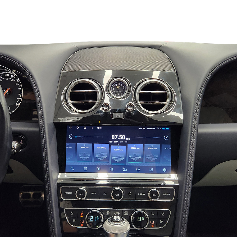 10.9" Android 13 Qualcomm 8+256 GPS Navigation 4G Video Car DVD Player For Bentley Stereo Flying Spur Continental GT 2005-201