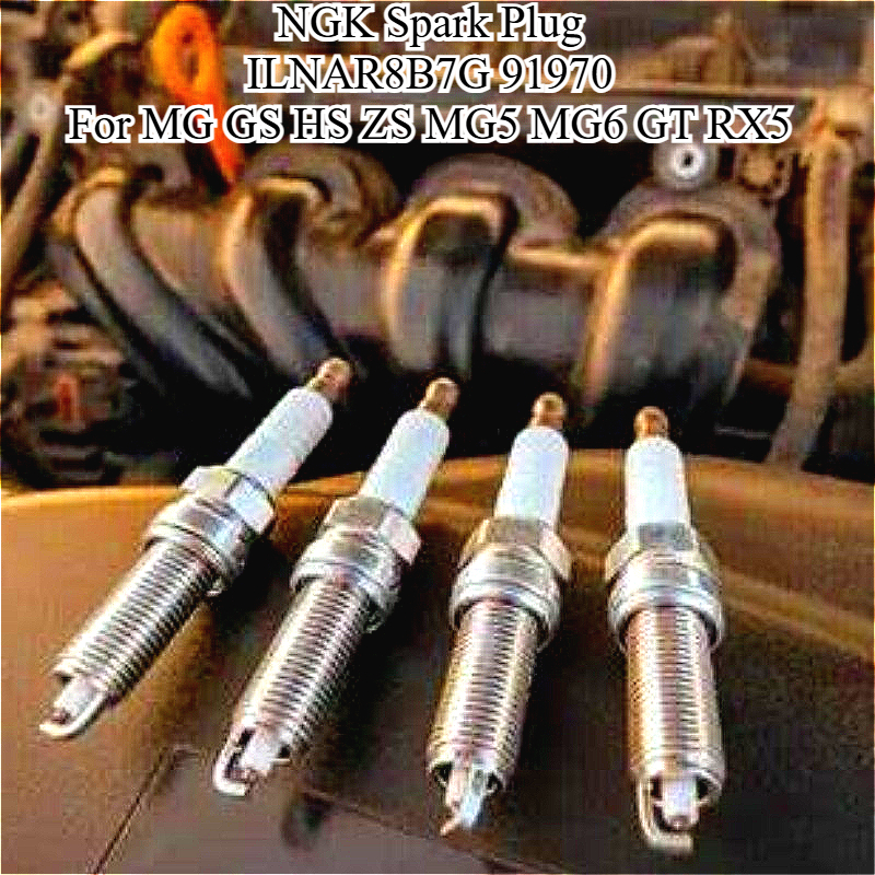 NGK Spark Plug ILNAR8B7G 91970 for MG GS HS ZS MG5 MG6 GT RX5 Chevrolet Cruze Malibu Ford Focus Opel Astra 2020-2023 Performa