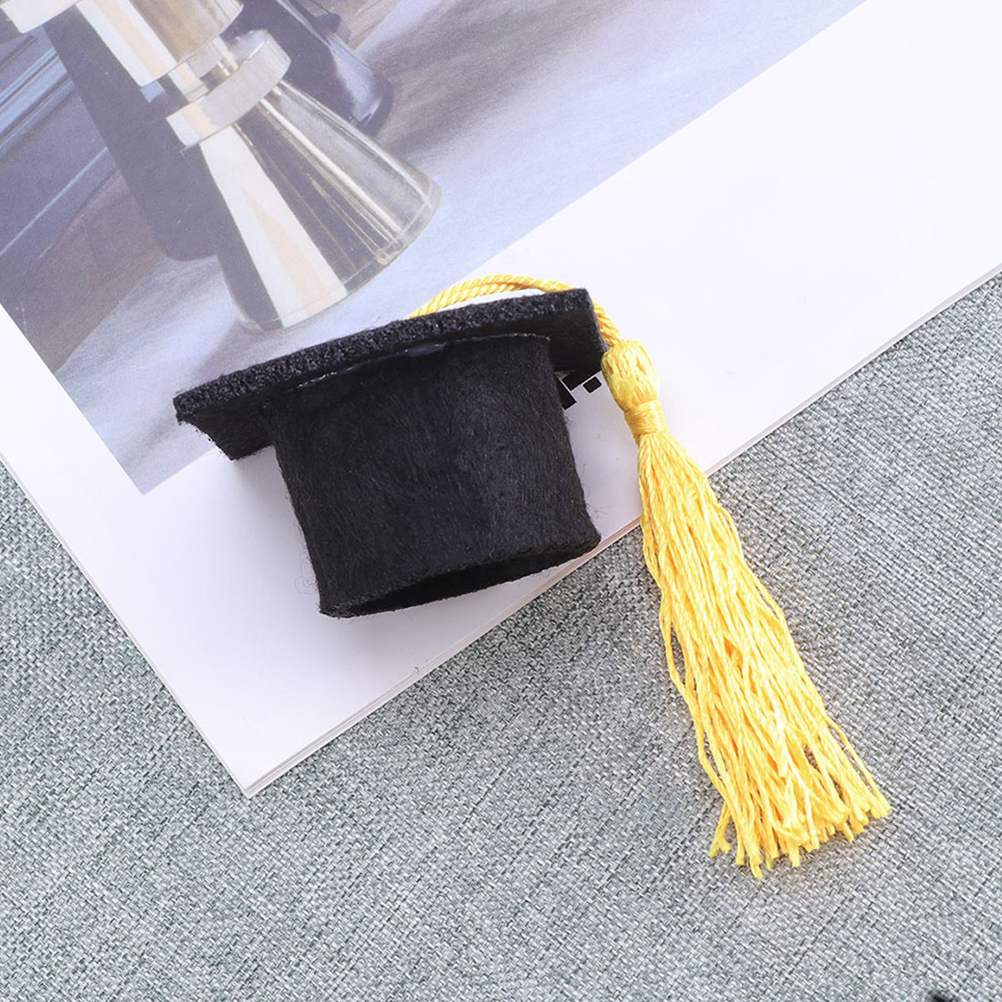 Doctor Hat Decoration Grad Topper Cap Graduate Graduation Bottle Caps Decorations Party Bachelor's Bouquets