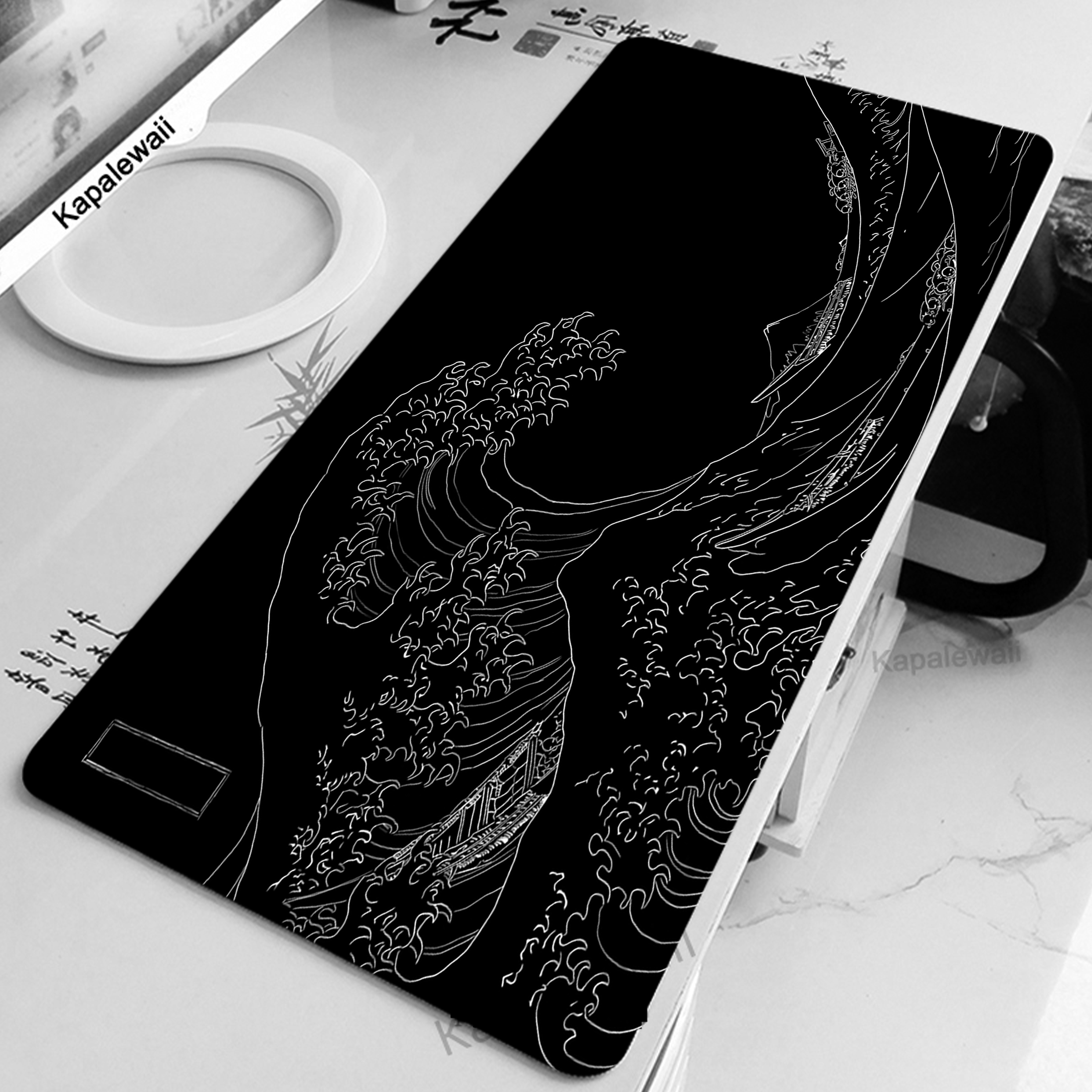 Gaming Mouse Pad Laptop Game Mouse Mat Great Wave Mousepad коврик для мыши Desk Mat Keyboard Pads 900x400 Keyboard Mousepad