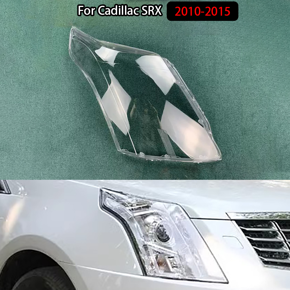 Headlamp Transparent Mask Cover For Cadillac SRX 2010-2015 Headlight Shell Plexiglass Replace Original Lens