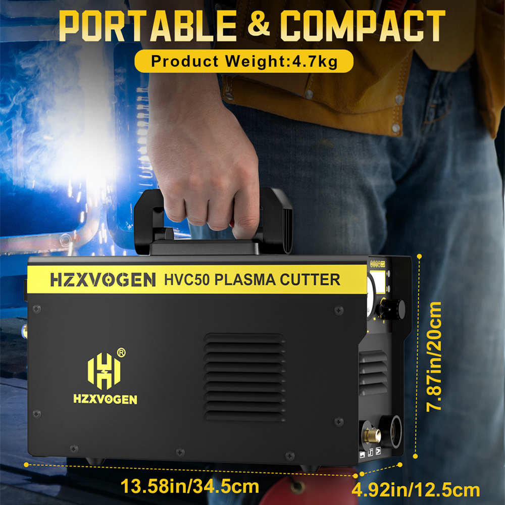 HZXVOGEN HVC50 Plasma Cutter Welding Machine for Cutting Stainless Steel Copper 220V Inverter плазменный резак сварочный аппа