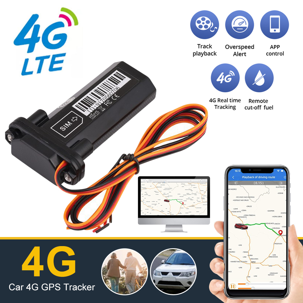 4G GPS Tracker Vehicle OBD Tracking Device Waterproof Motorcycle Car Mini GPS GSM SMS Locator With Real Time Tracking With GT