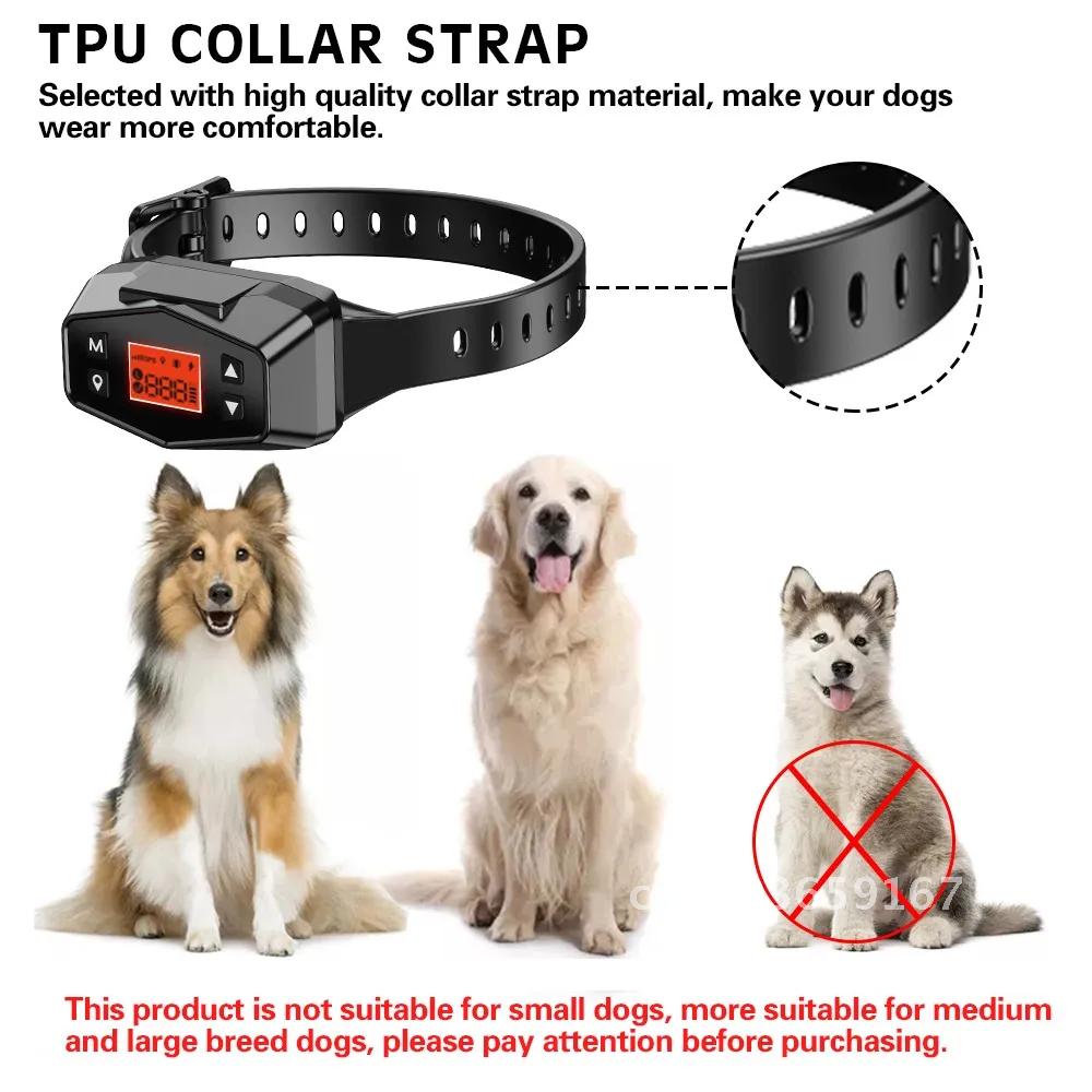 Wireless GPS Pet Fence Anti Tracker Collar Pet Containment Safety Dog Away Collar System Run Waterproof Dog Electric Training
