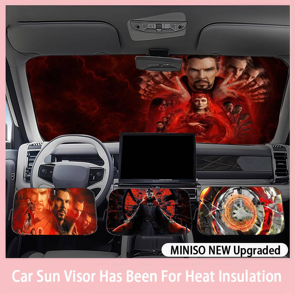 Marvel Doctor Strange Car SunShade Windshield sunshade blocks ultraviolet rays, car insulation sunshade protector