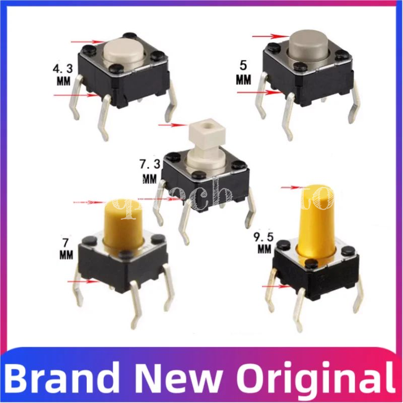 10 30 50 pcs Tactile Switch B3F-1000 1002 1005 1020 1022 1025 1050 1052 1055 1062 1070 1072 Touch Micro Switch for Omron mic
