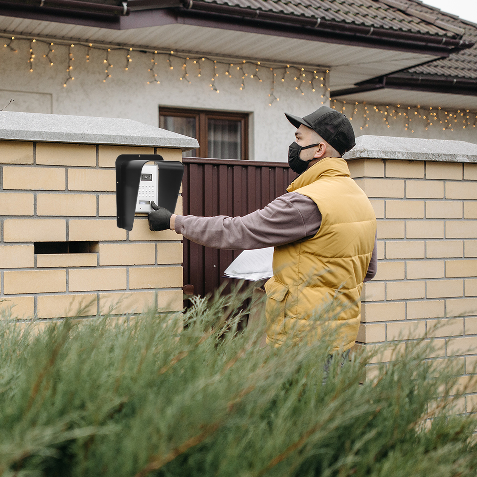 Waterproof Cover for Access Control Machine Door Bell Protection Doorbell Protector Shell