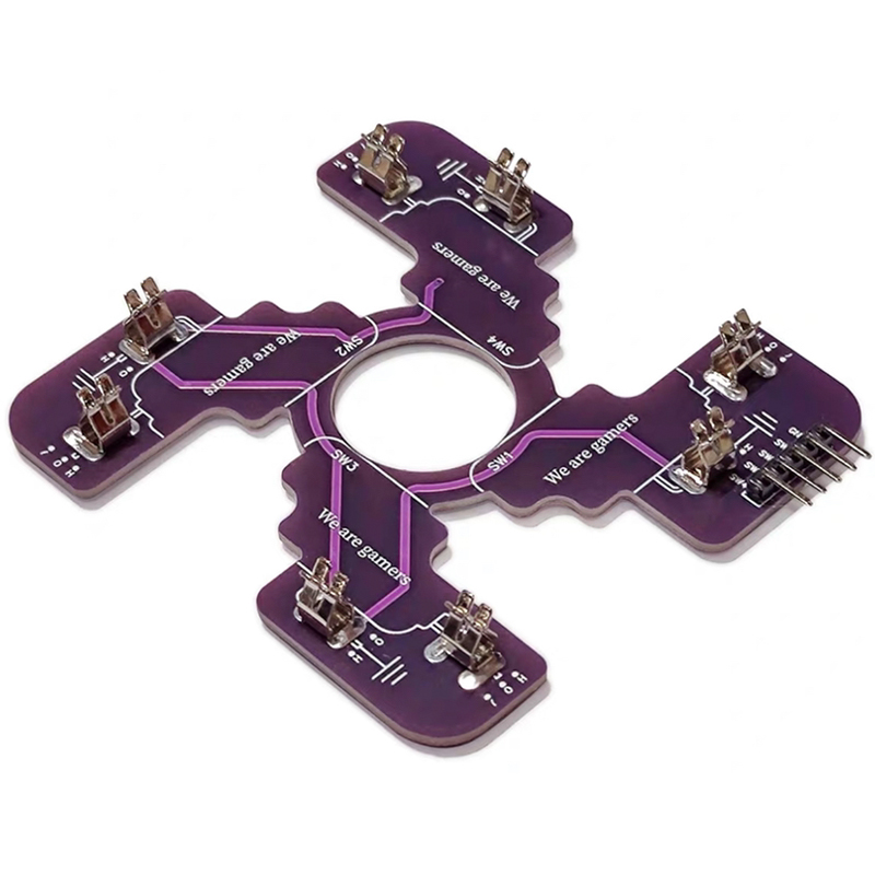 Replaced JLF PCB for Sanwa TP-MA PCB Board Omron .187" Microswitches Hot Swap Joystick Board for OTTO DIY V2 V5 Kit