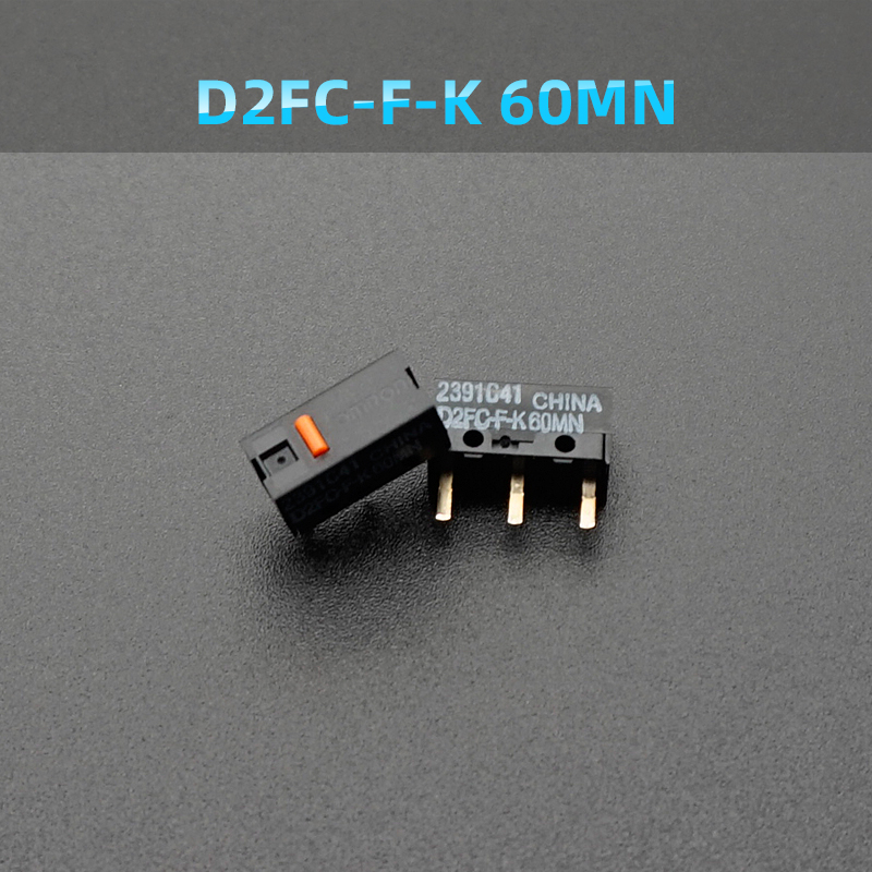 2pcs Mouse Micro switch Microswitch D2FC-F-K 60MN For OMRON Logitech G304 305 G403 G502 G603 G703 G900 G903 D2FC-F-7N 10M 20M