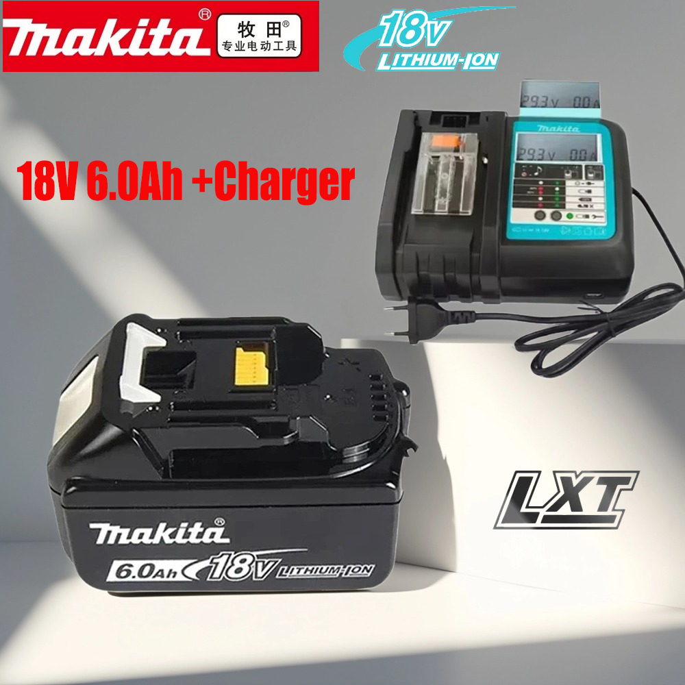100% original Makita battery 18V6.0Ah, Makita LXT BL1860B BL1860BL1850 BL1830 Makita drill, screwdriver, power tool battery