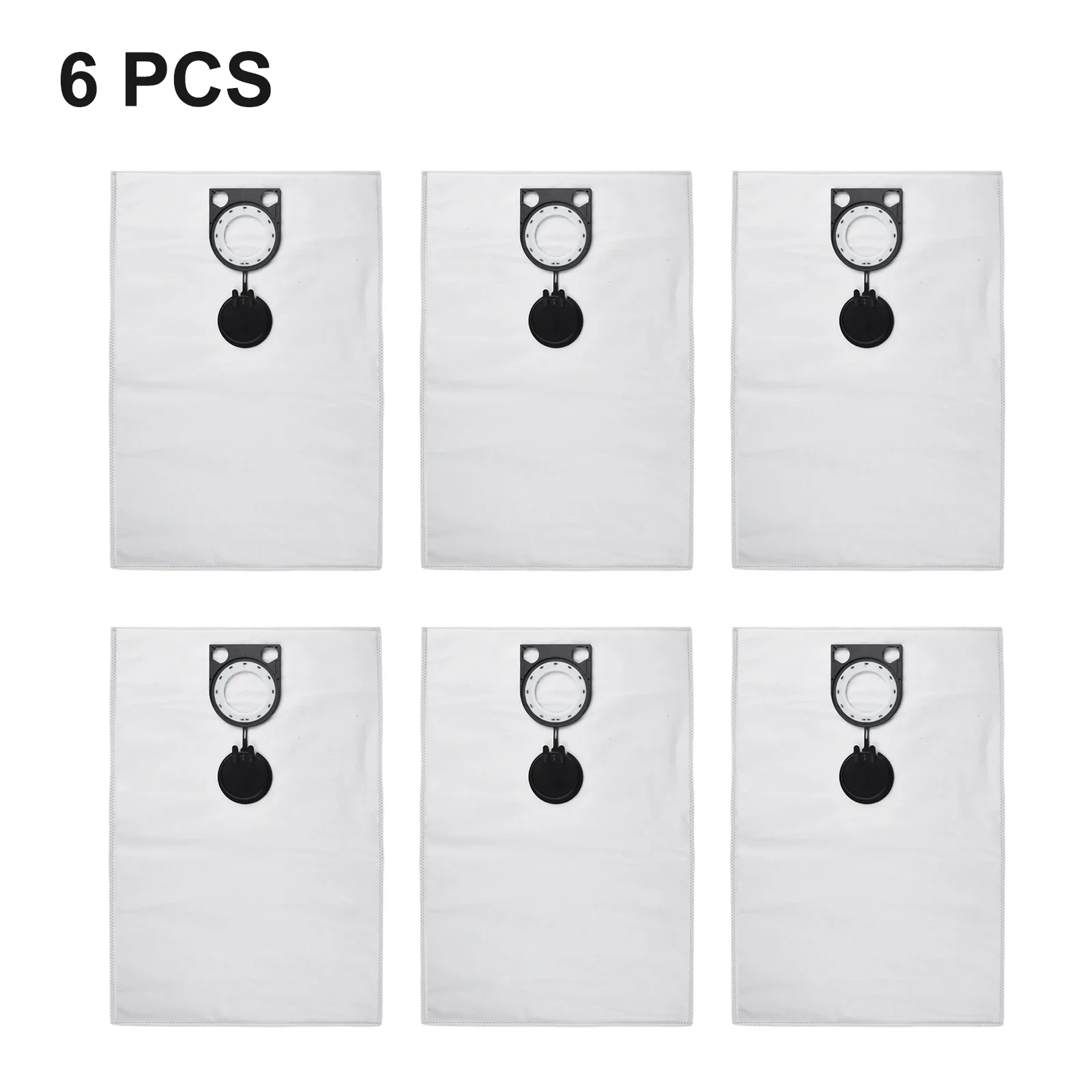 6 Fleece Filter Bags/ For Metabo For ASR 25 L For SC, For ASR 2025 For ASR 35 For ASR 50 L For SC Robot Vacuum /Cleaner Bag