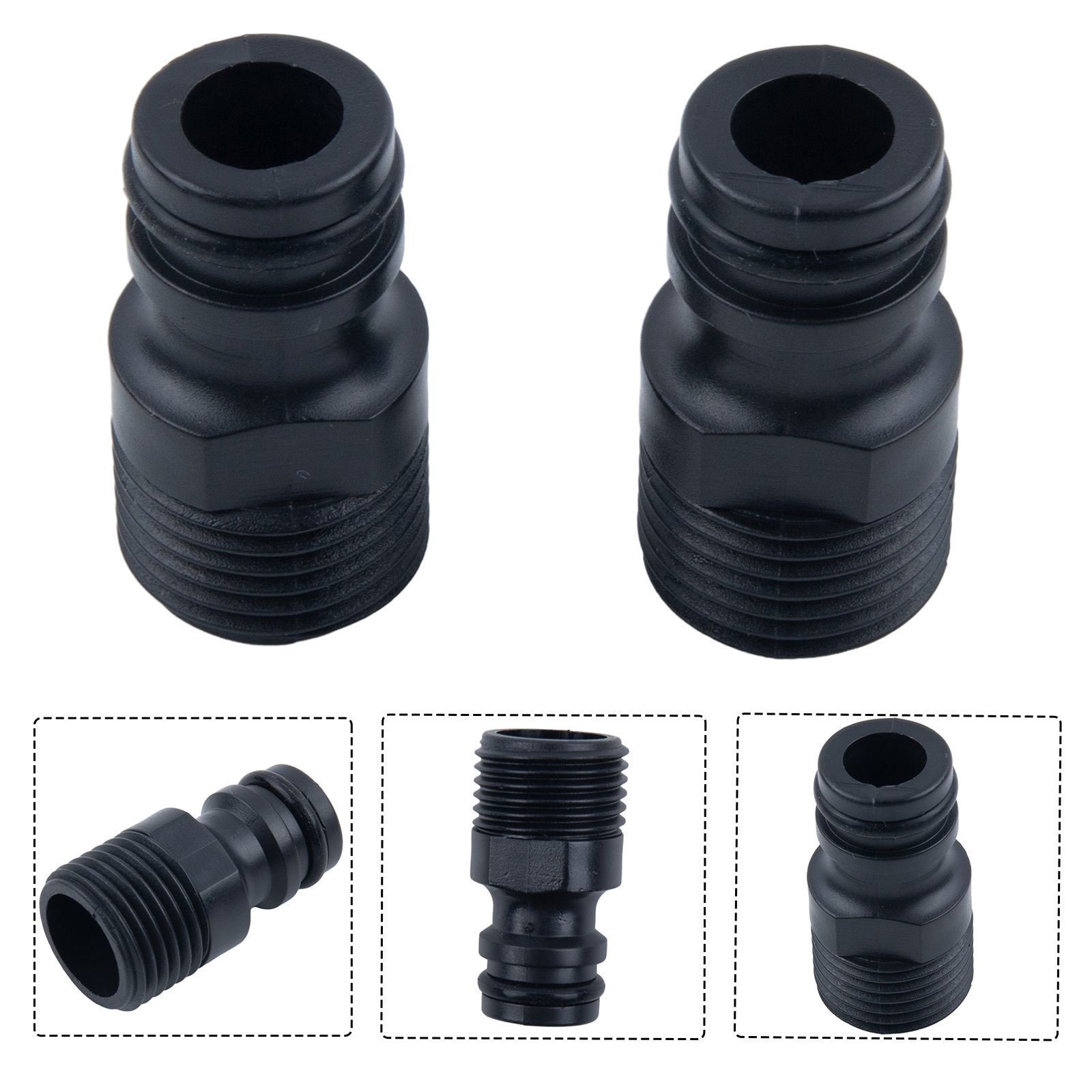 2PC 1/2" Threaded Tap Adaptor Garden Water Hose Quick Pipe Connector Fitting For The Garden Бензопила 2022 Selling