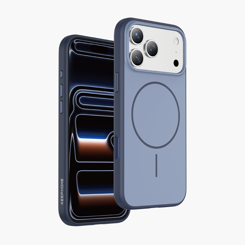 Keephone Чехол-накладка Keephone Sumee MagSafe для Apple iPhone 17 Pro пластиковый матовый (синий)