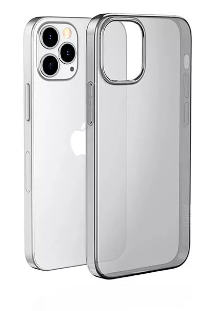 Hoco Чехол-накладка Hoco Light Series TPU для iPhone 14 Plus силиконовый (прозрачно-черный)