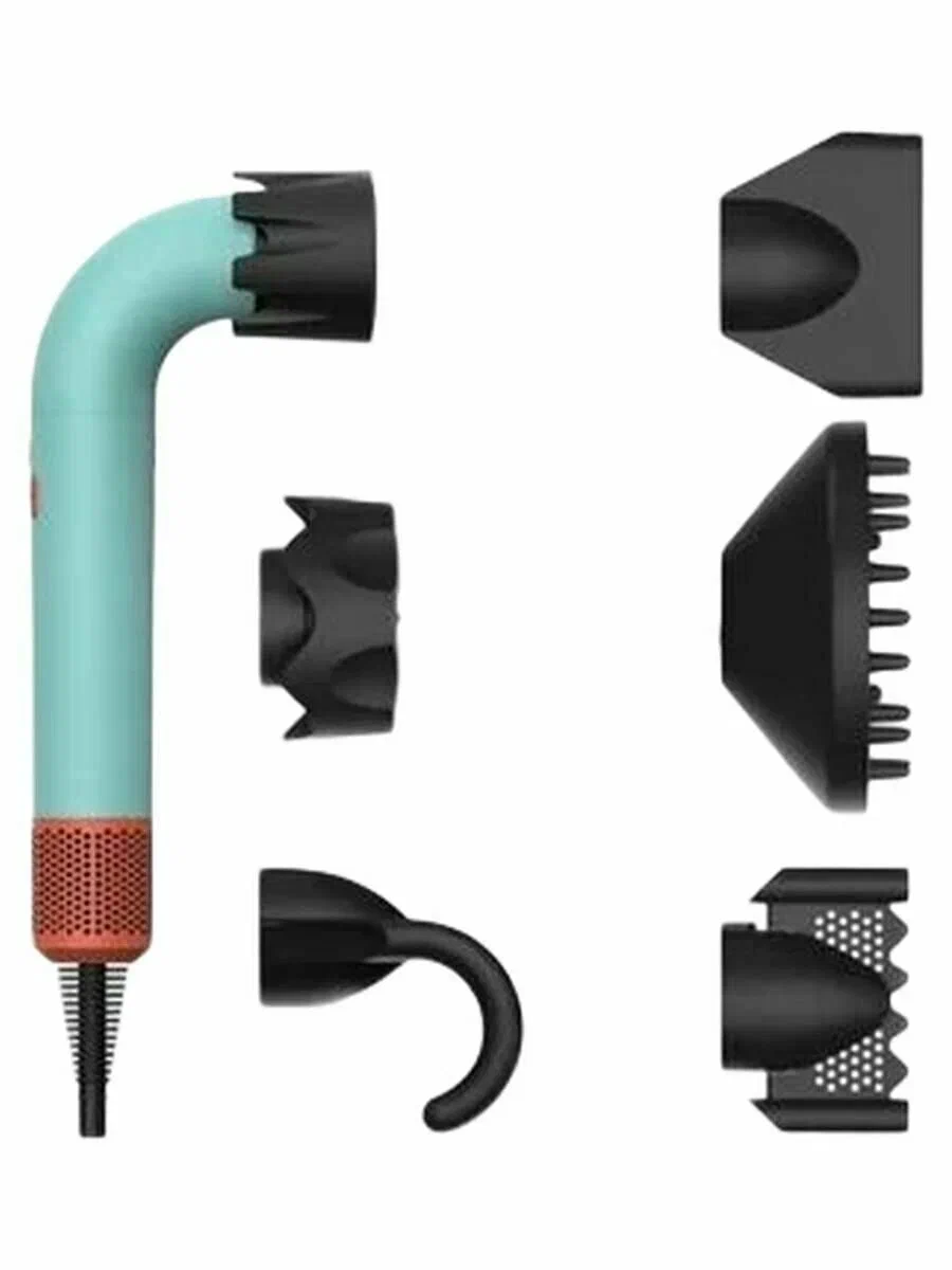Xiaomi Фен для волос Beheart Hair Dryer X11 Pro (6 насадок) (бирюзовый)