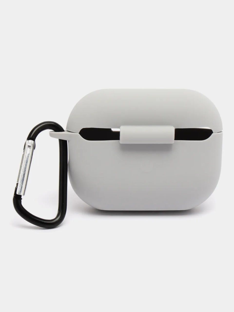Чехол Protective Case для AirPods Pro 2 силиконовый с карабином (серый)
