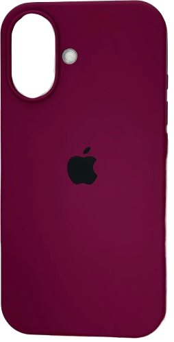 Silicone Case Чехол-накладка Silicone Case Series для iPhone 17 (бордовый)