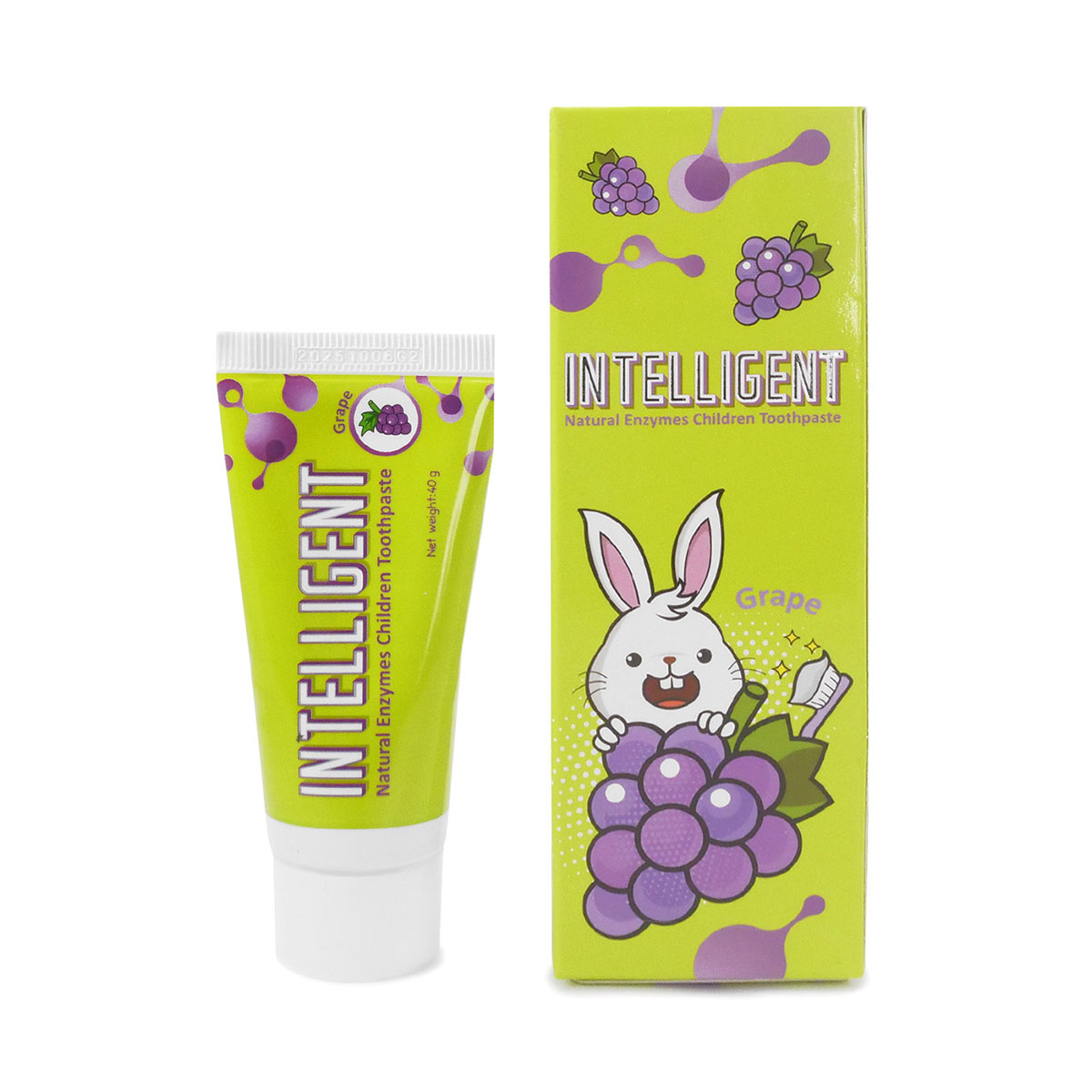 Intelligent Зубная паста Intelligent зубная паста Enzymes Children (виноград), 40 г