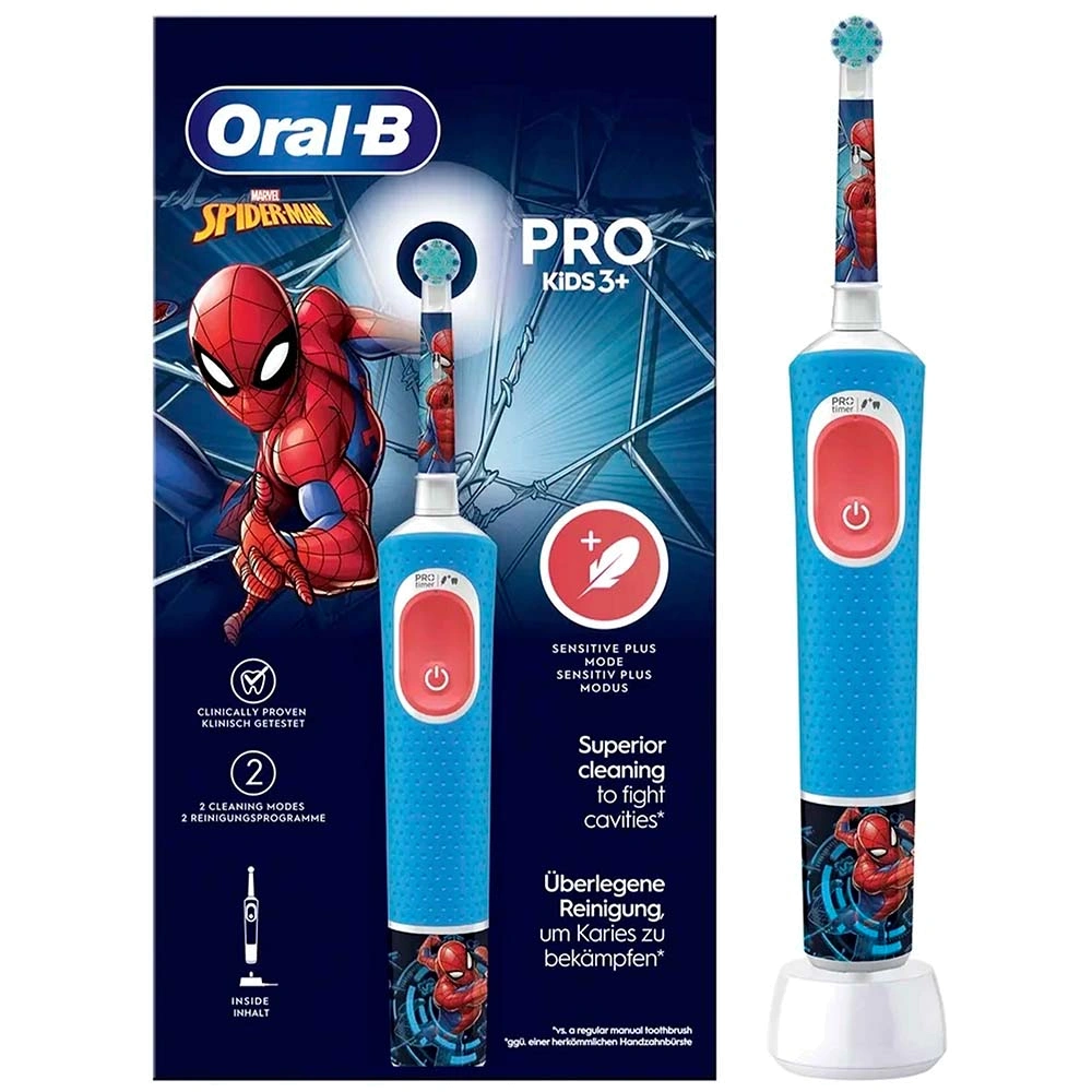 Oral-B Электрическая зубная щетка Oral-B Vitality Kids D103 Spiderman