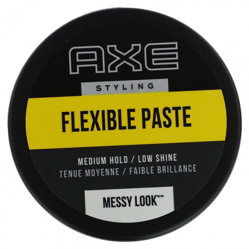 Axe, Messy Look, эластичная паста, средней фиксации / слабого блеска, 75 г (2,64 унции) AXE Axe, Messy Look, эластичная паста, средней фиксации / слабого блеска, 75 г (2,64 унции)