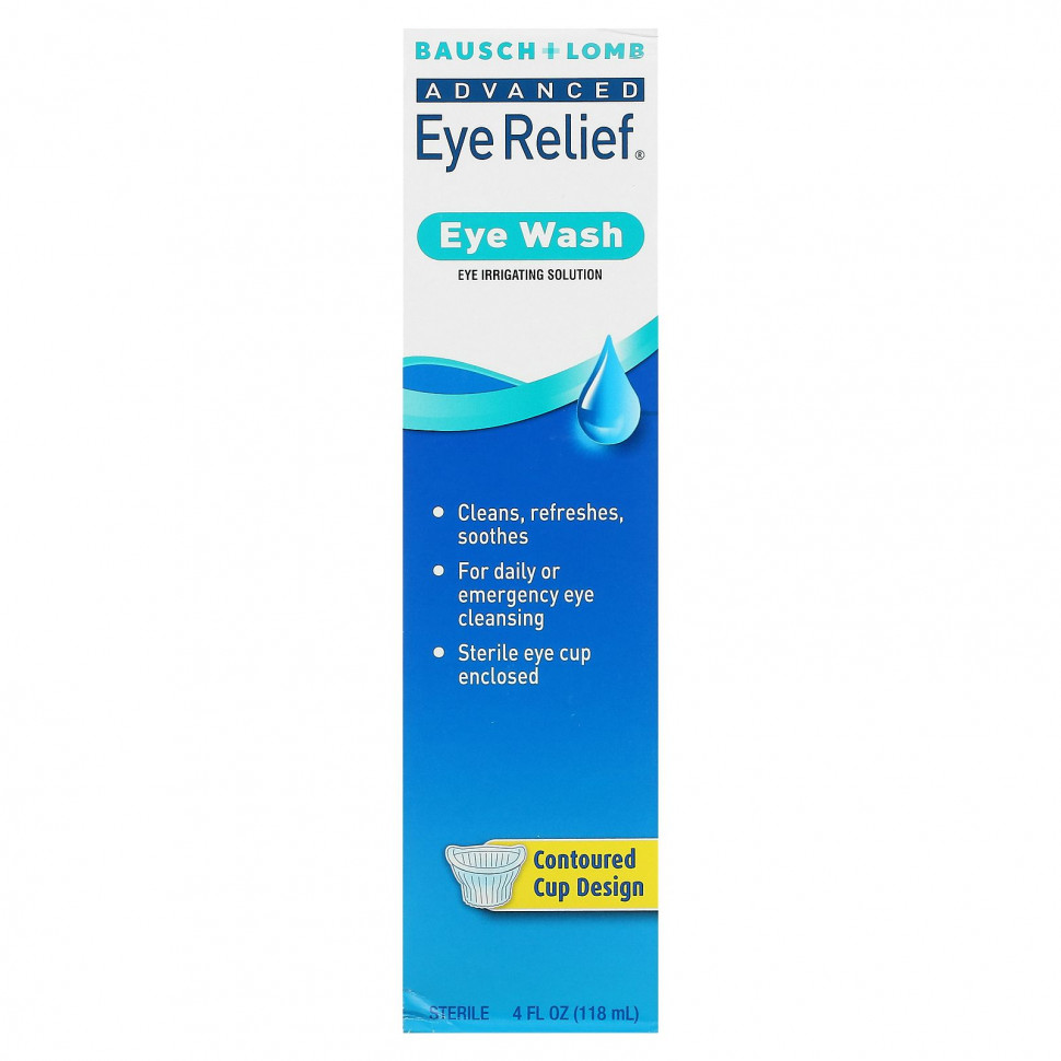 Bausch + Lomb Bausch + Lomb, Advanced Eye Relief, промывание глаз, 118 мл (4 жидк. Унции)