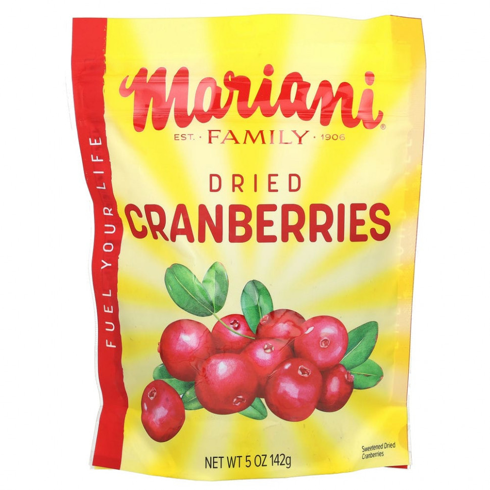 Mariani Dried Fruit Mariani Dried Fruit, Premium, Dried Cranberries, 5 oz (142 g)