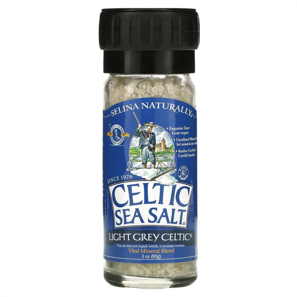 Келтик Си Солт Celtic Sea Salt, Светло-серая кельтская соль 3 унции (85 г)