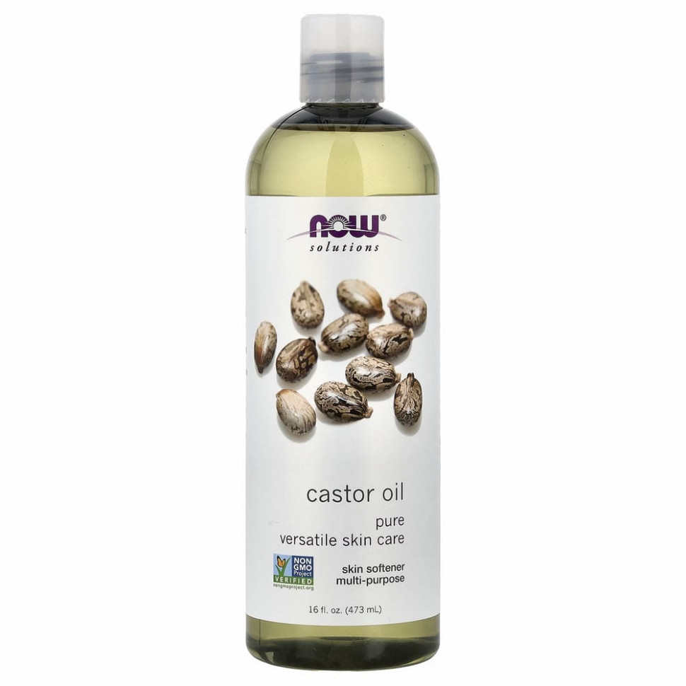 NOW Foods NOW Foods, Solutions, касторовое масло, 473 (16 жидк. унций)