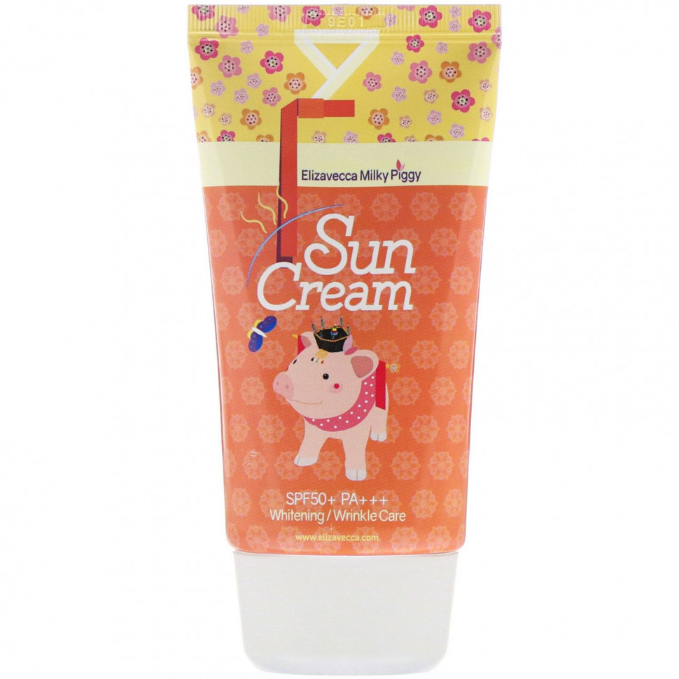 Элизавекка Elizavecca, Milky Piggy, солнцезащитный крем, SPF 50+, PA+++, 50 мл