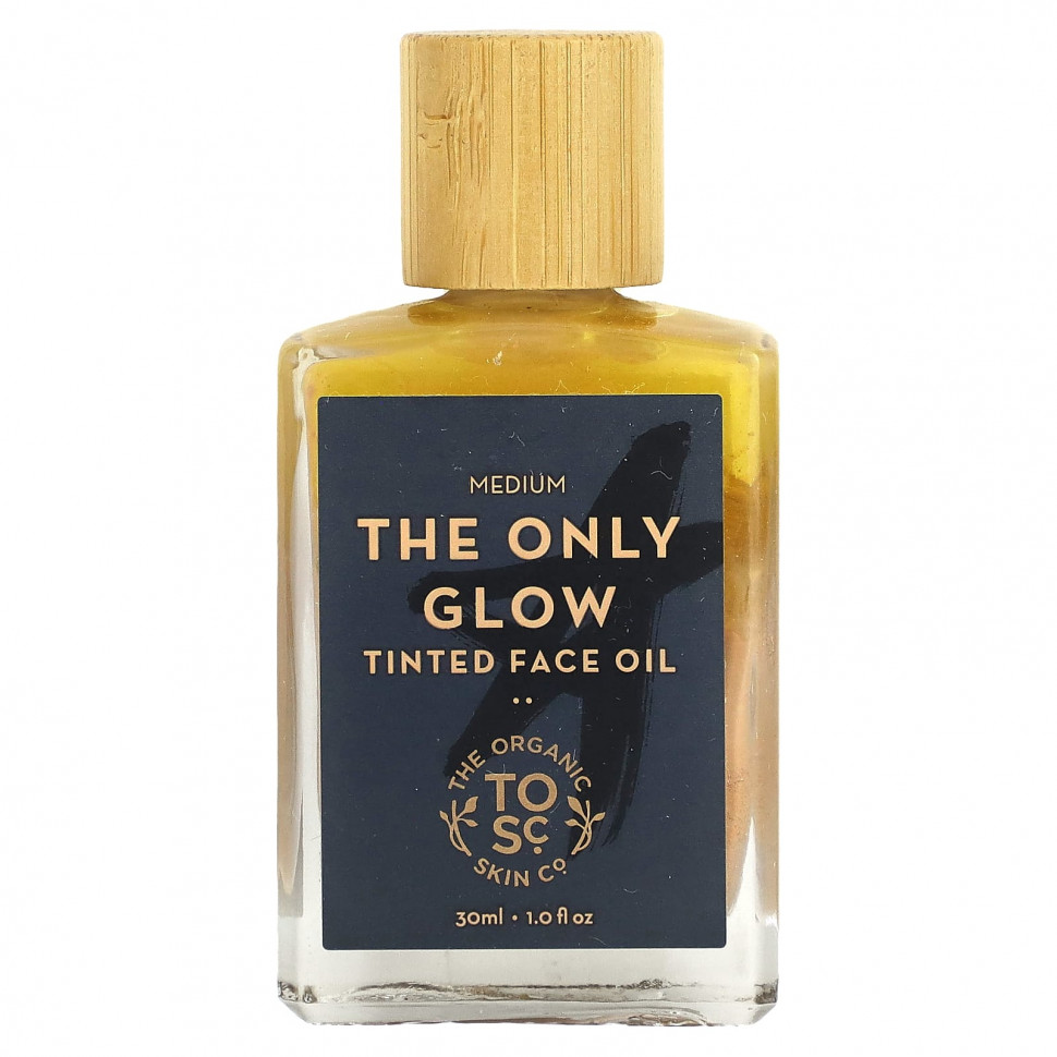 The Organic Skin Co. The Organic Skin Co., The Only Glow, тонированное масло для лица, среднего размера, 30 мл (1 жидк. Унция