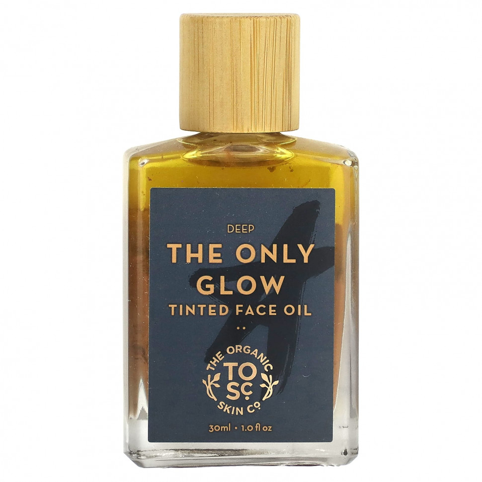 The Organic Skin Co. The Organic Skin Co., The Only Glow, тонирующее масло для лица, глубокий, 1 фл. (30 мл)