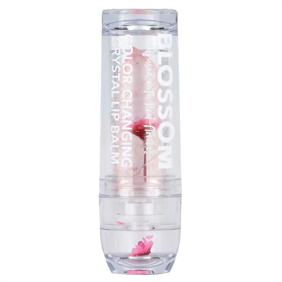 Blossom Blossom, Crystal, бальзам для губ, меняющий цвет, розовый, 3 г