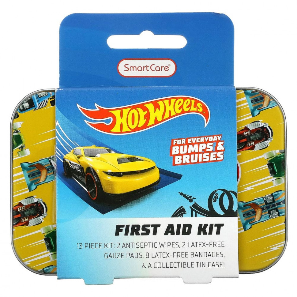 Smart Care Smart Care, Аптечка, Hot Wheels, комплект из 13 предметов