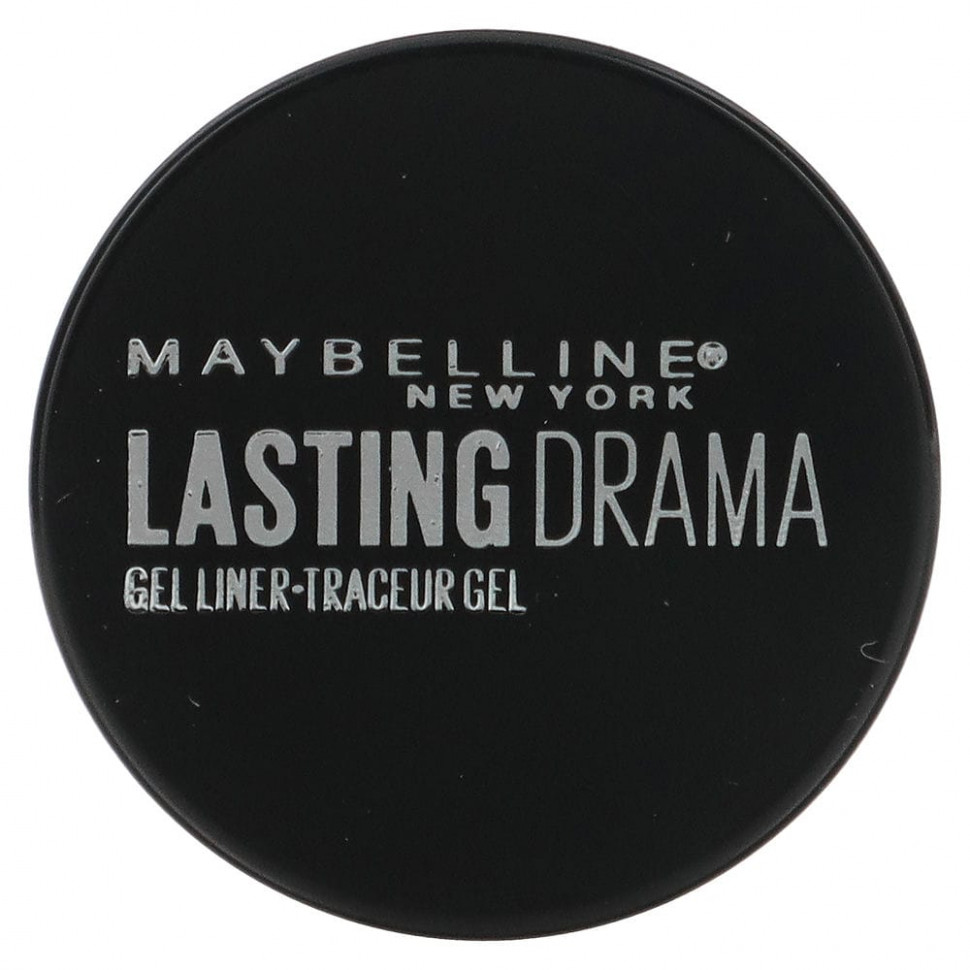Maybelline Maybelline, Гелевая подводка для глаз Eye Studio, Lasting Drama, угольно-черный цвет, 3 г