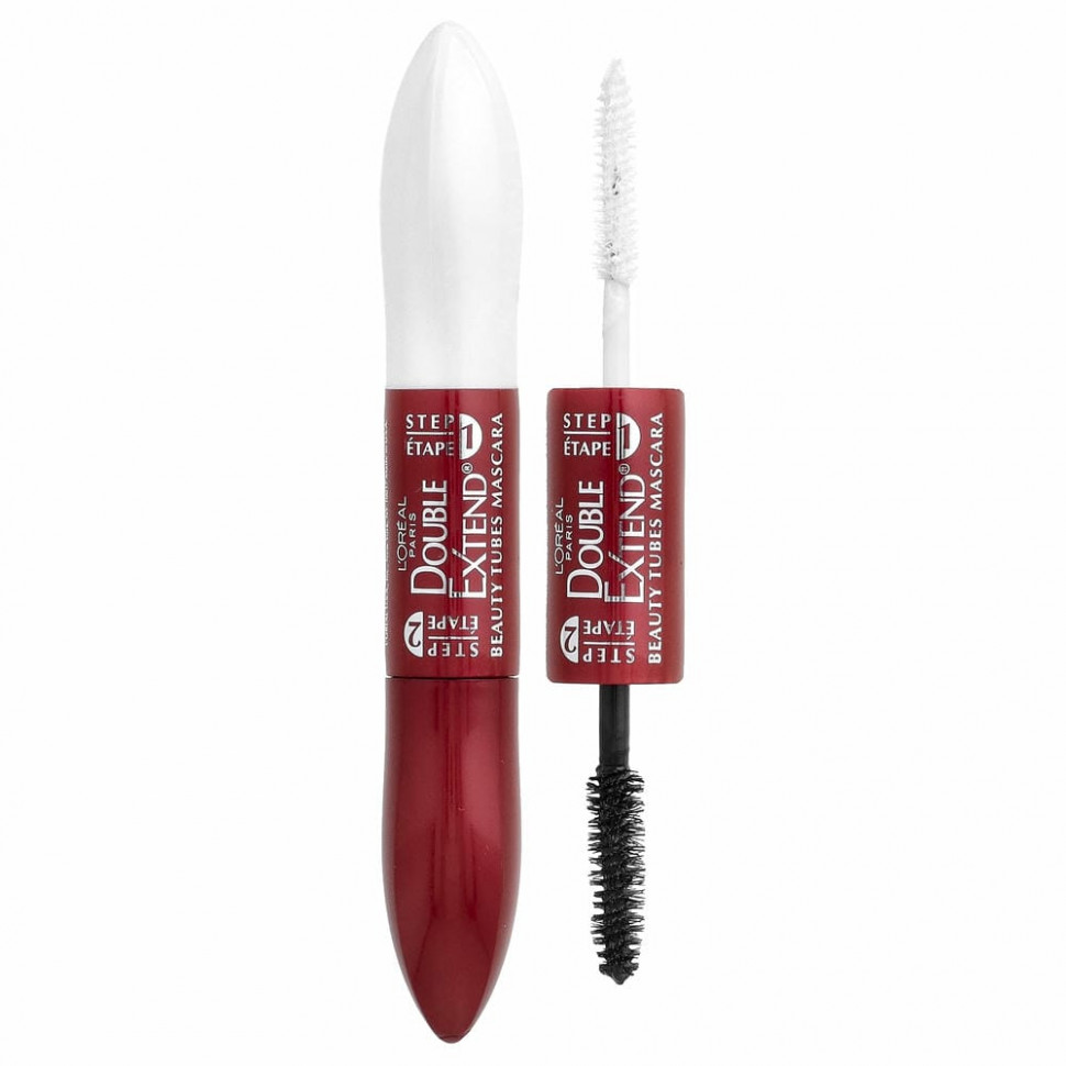 L'Oreal, Double Extend Beauty Tubes, тушь для ресниц, оттенок 575 угольно-черный, 5,2 мл (0,17 жидк. унции)/5 мл (0,16 жидк. 