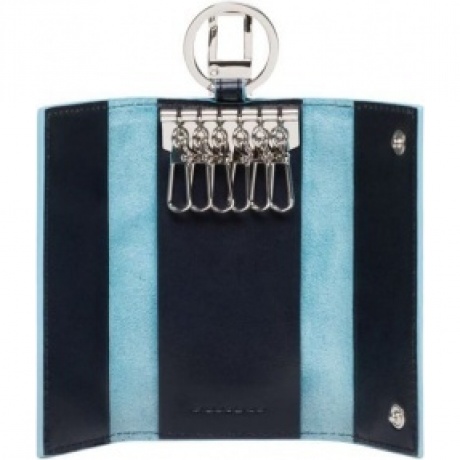 PIQUADRO Ключница Piquadro Blue Square PC1397B2/BLU2 синий натур.кожа